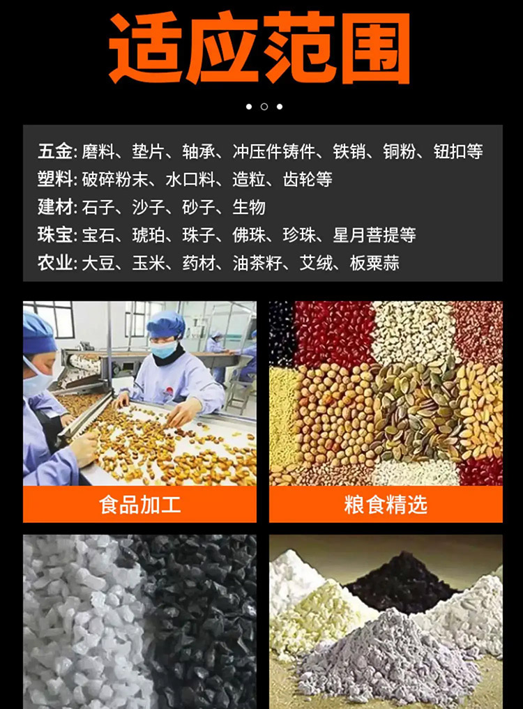 直線(xiàn)篩適用范圍